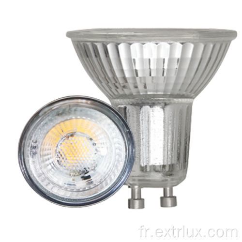 GU10 LED 5W / 7W 38 ° / 60 ° Verre Dimmable Spotlight